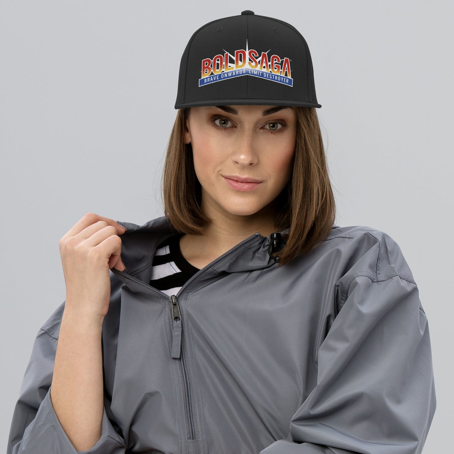 BOLDSAGA® Logo Snapback (Onyx)