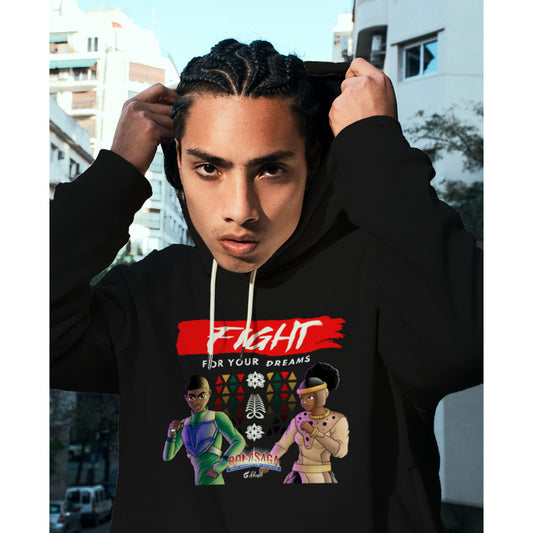 Fight for Your Dreams Hoodie (Black)