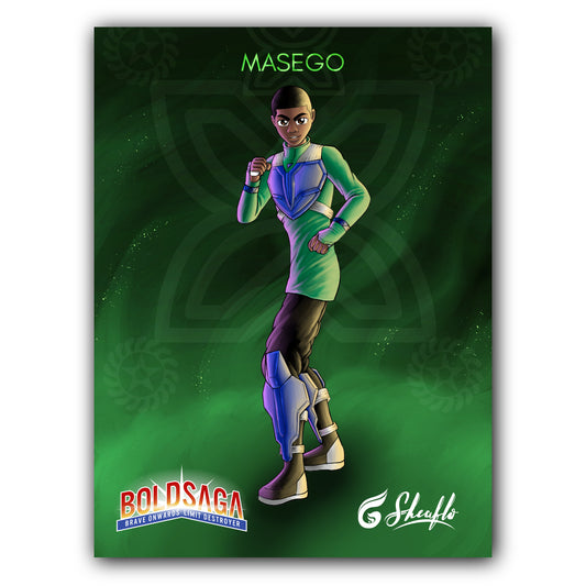 BOLDSAGA® Masego Art Print (12x16)