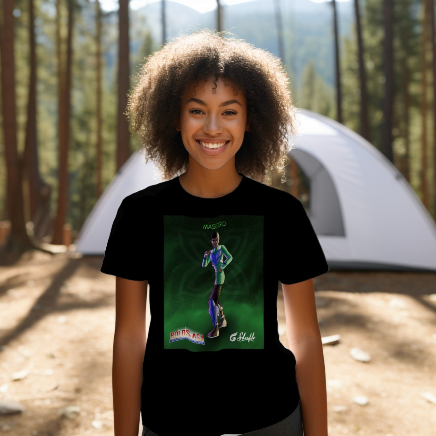 BOLDSAGA® Masego Valiant Tee (Black)