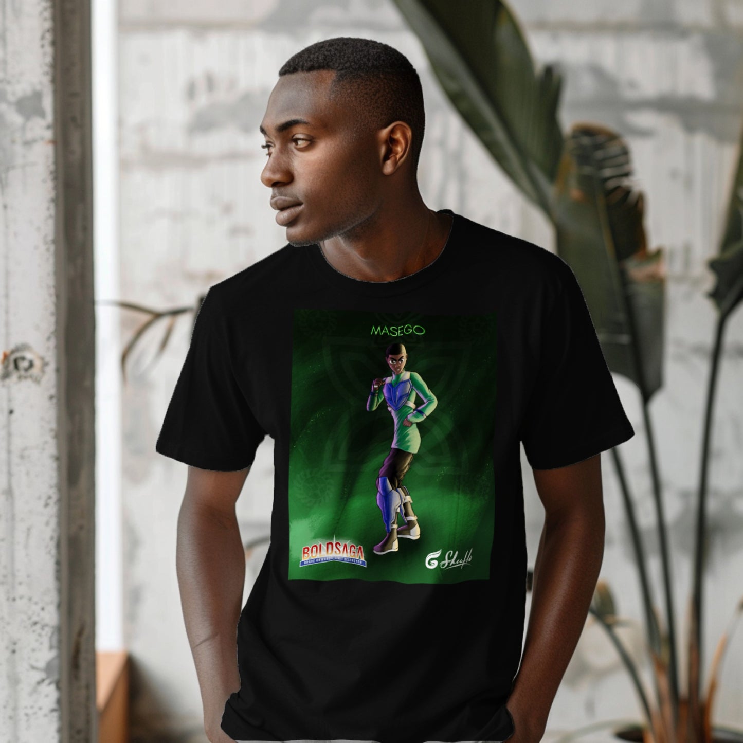 BOLDSAGA® Masego Valiant Tee (Black)