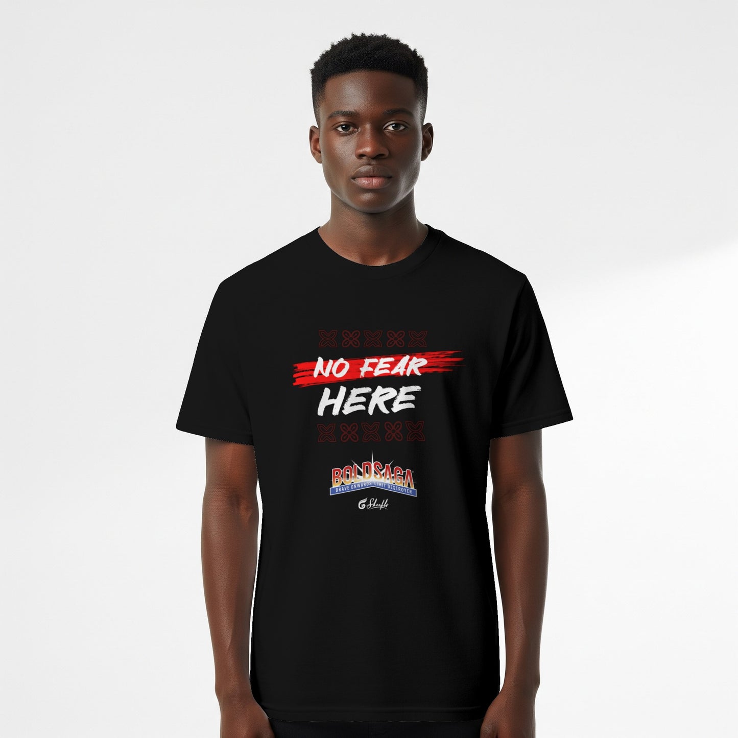 No Fear Here Tee (Black)
