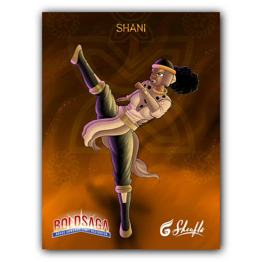 BOLDSAGA® Shani Art Print (12x16)
