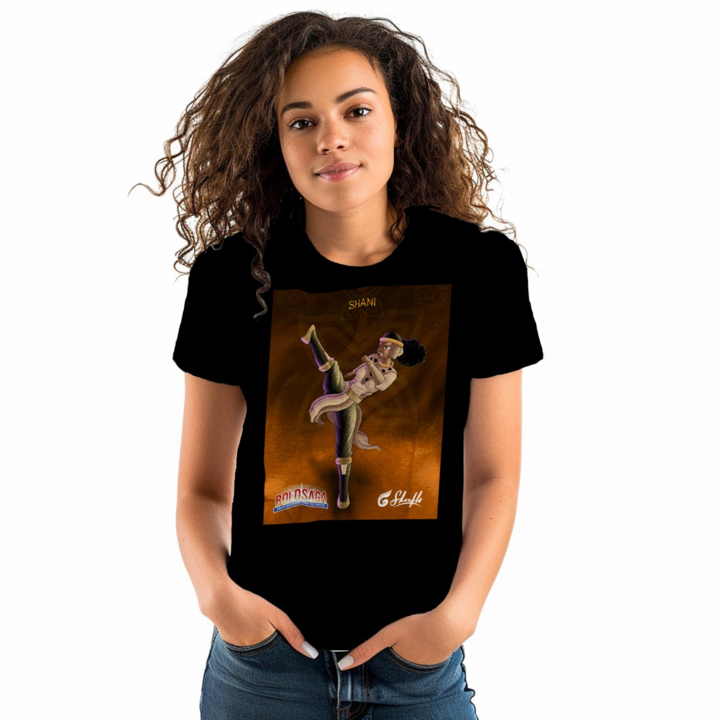 BOLDSAGA® Shani Valiant Tee (Black)