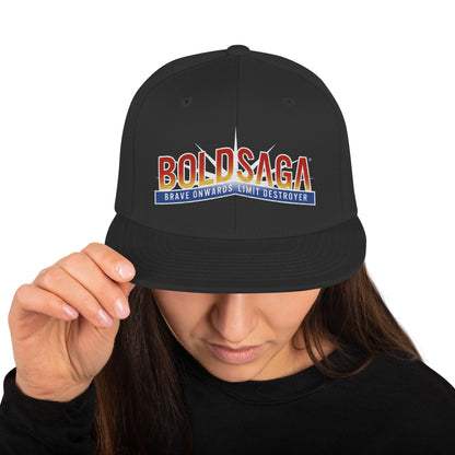 BOLDSAGA® Logo Snapback (Onyx)