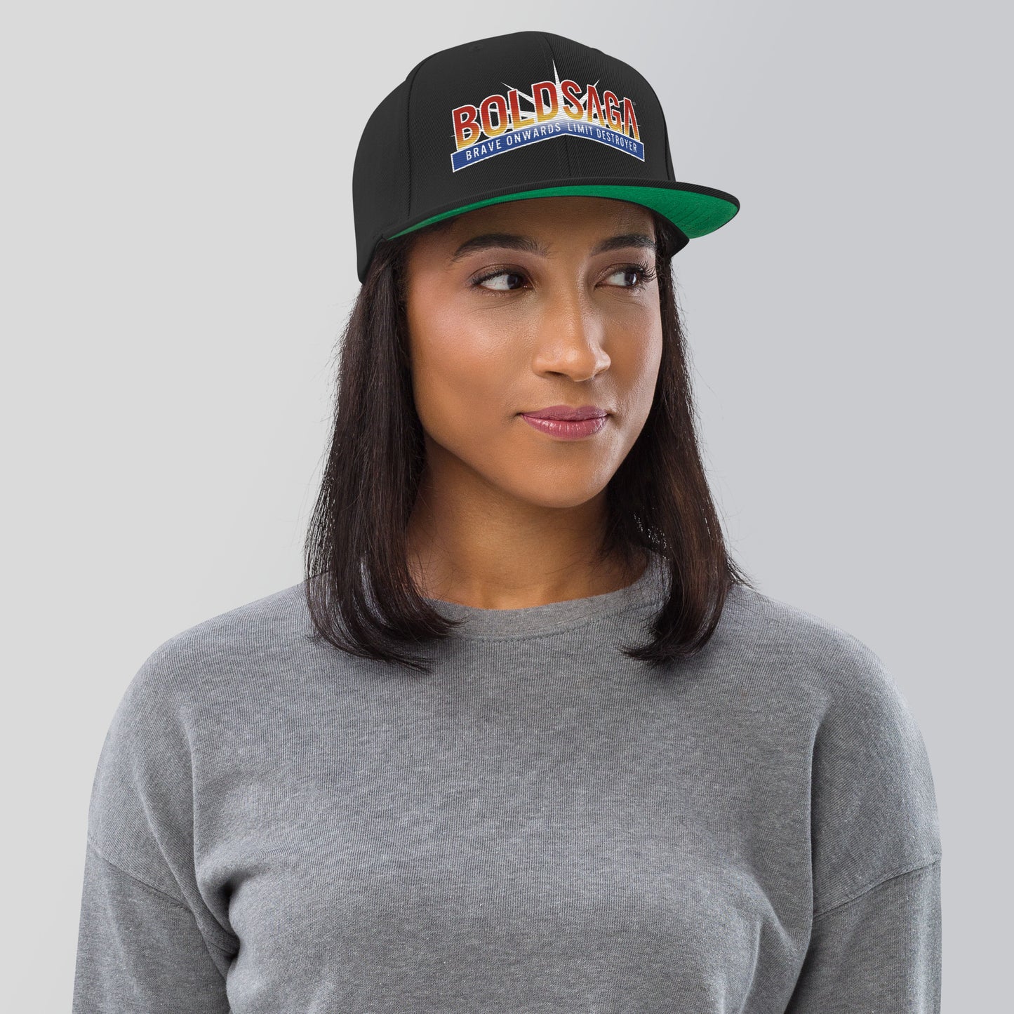 BOLDSAGA® Logo Snapback (Onyx)